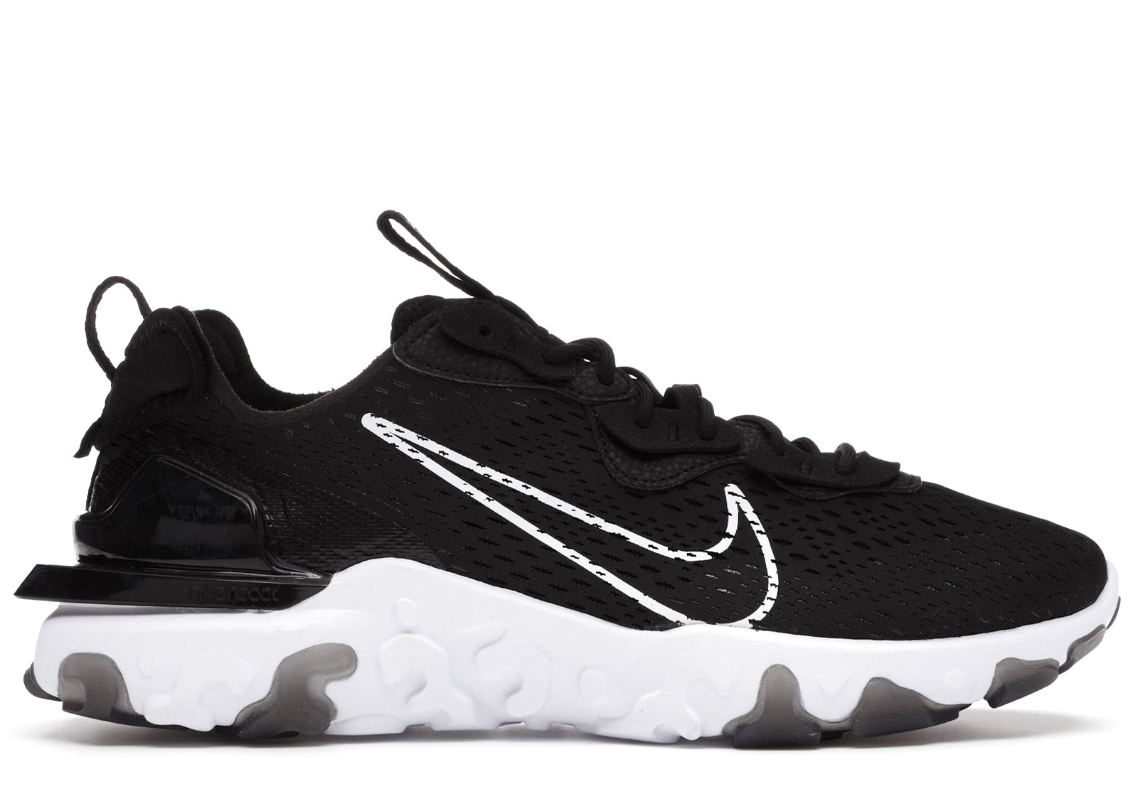 nike react vision black white