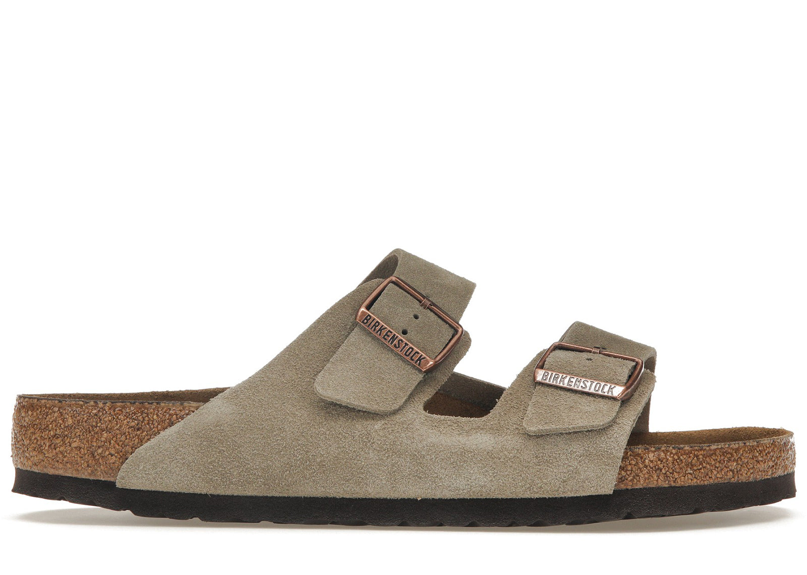 birkenstock arizona BS soft taupe NARROW PLATFORM