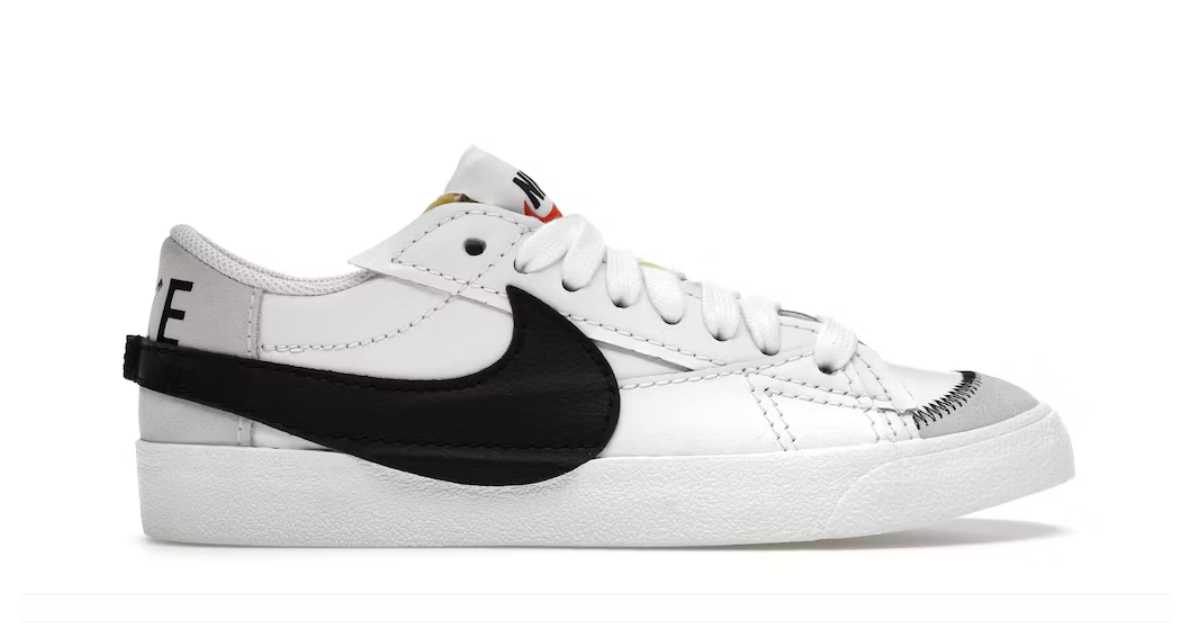 nike blazer low 77 jumbo white black sail