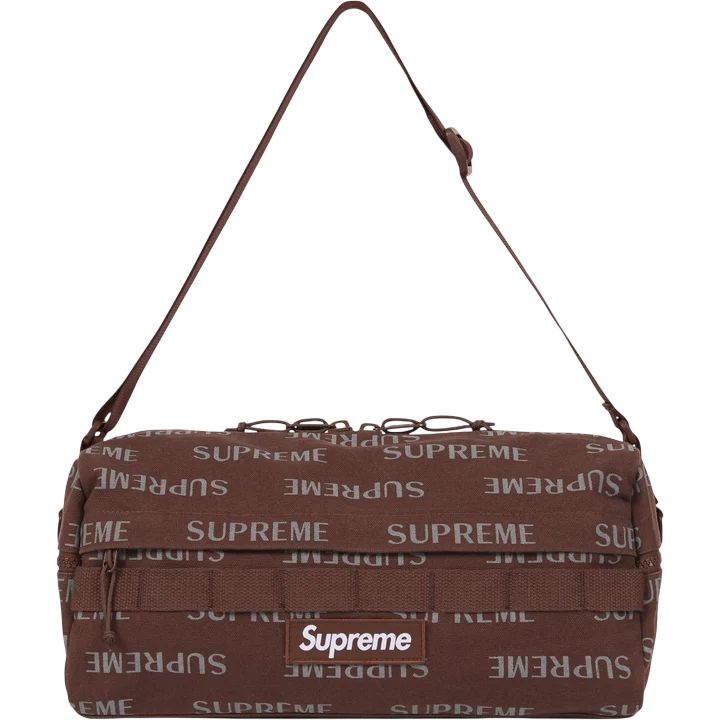 Supreme 3M Reflective Repeat Shoulder Bag Brown