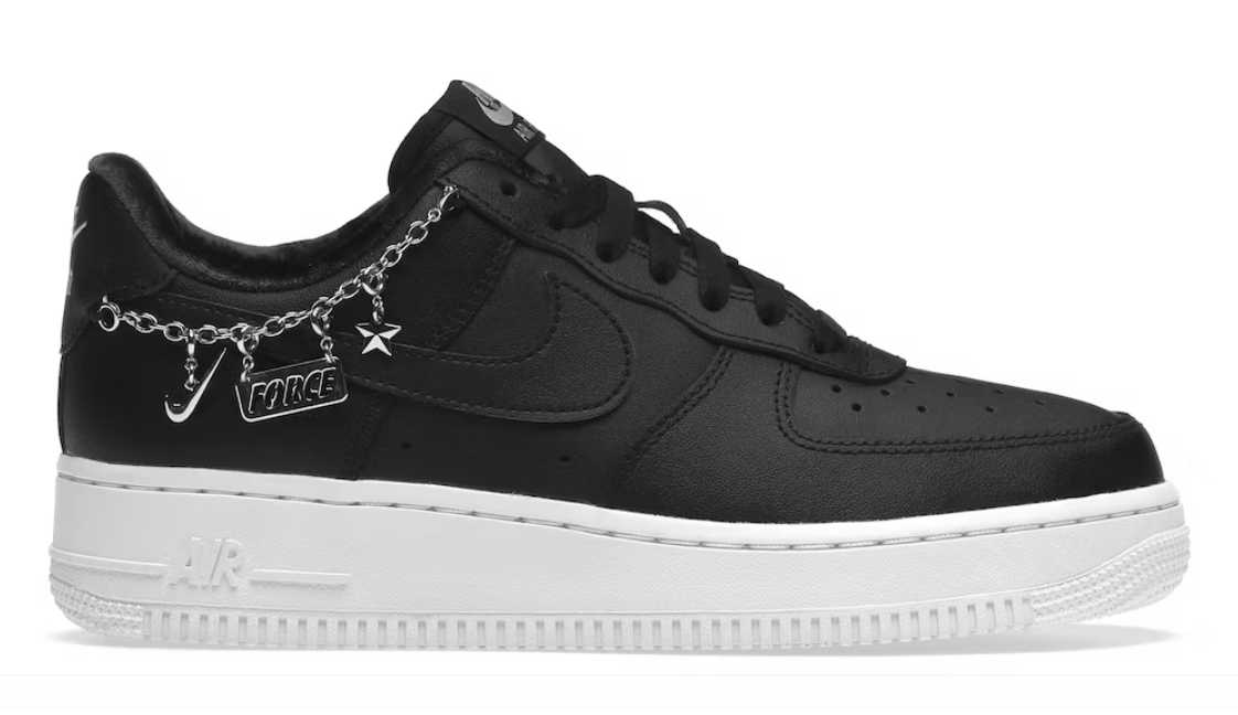 Air force 1 black swoosh womens online