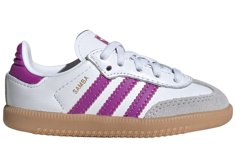 adidas samba og cloud white purple burst gum td