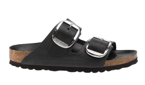 BIRKENSTOCK ARIZONA BIG BUCKLE BLACK NARROW FIT