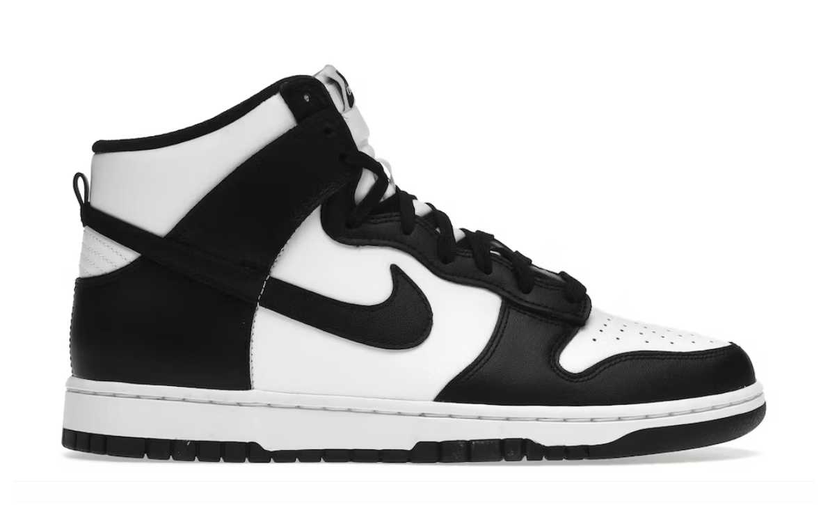 nike dunk high black white 2021