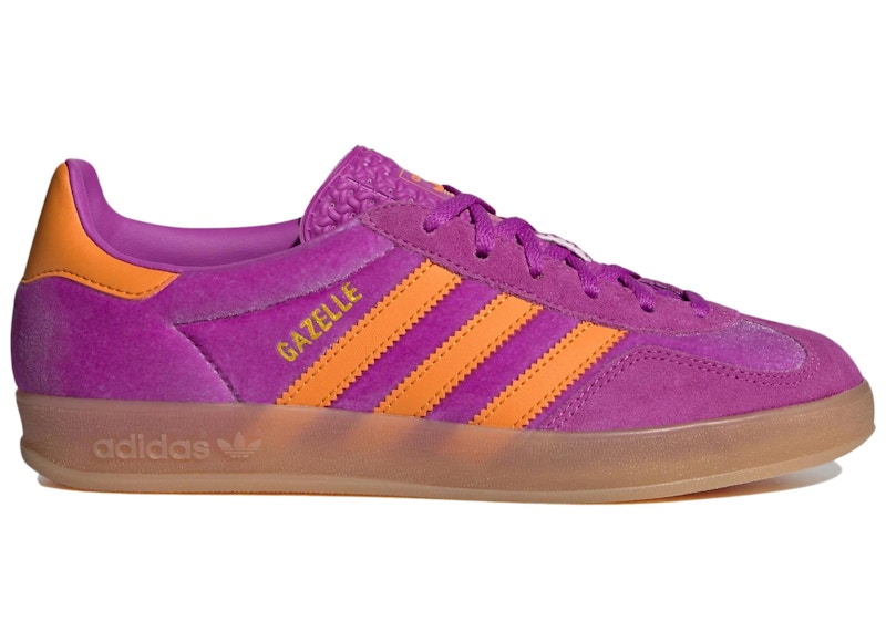 adidas gazelle indoor purple burst velvet women s