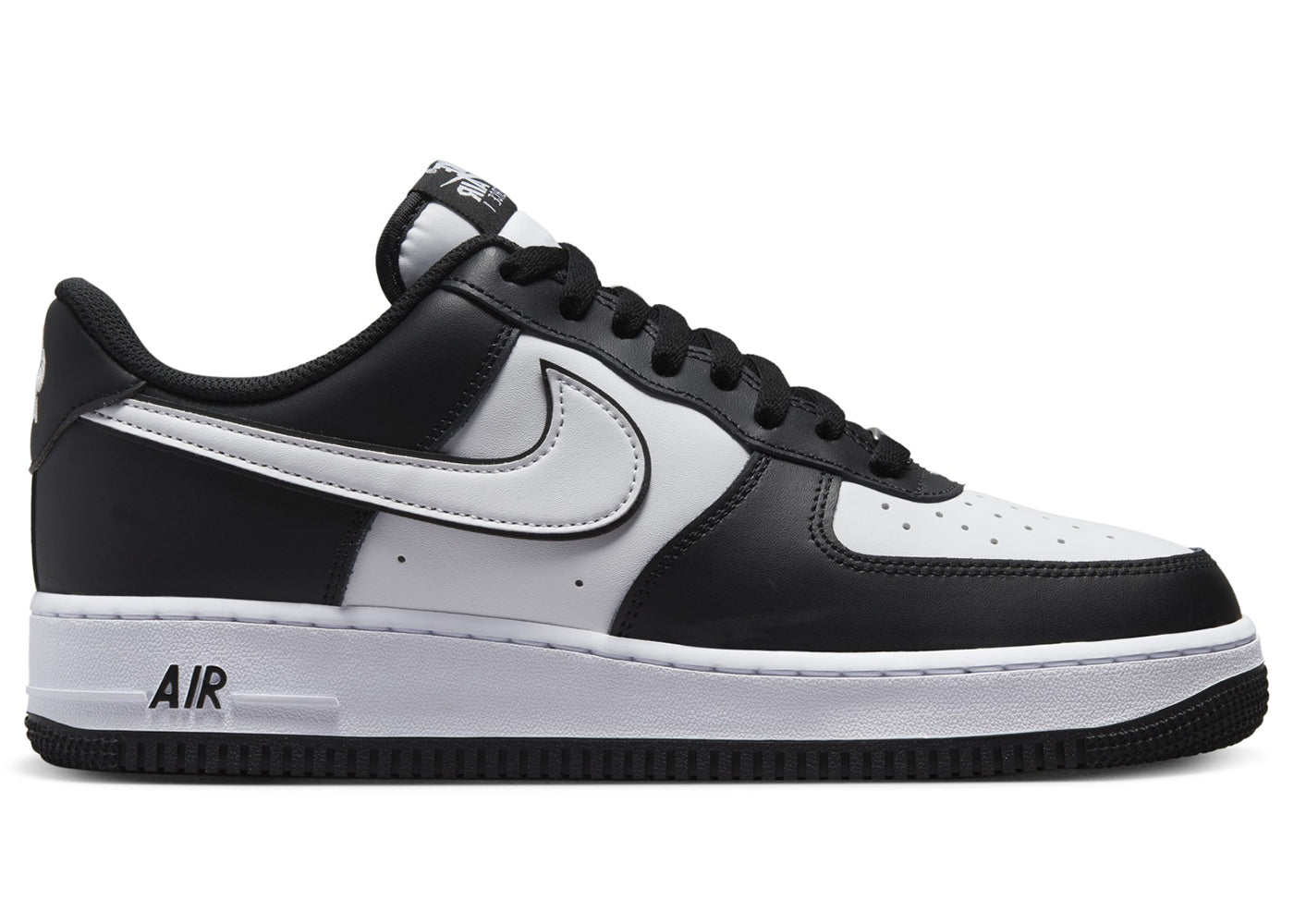 nike air force low '07 white swoosh panda - Main Image
