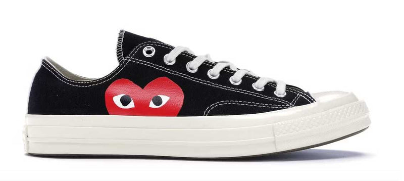converse chuck taylor all-star 70 ox comme des garcons play black
