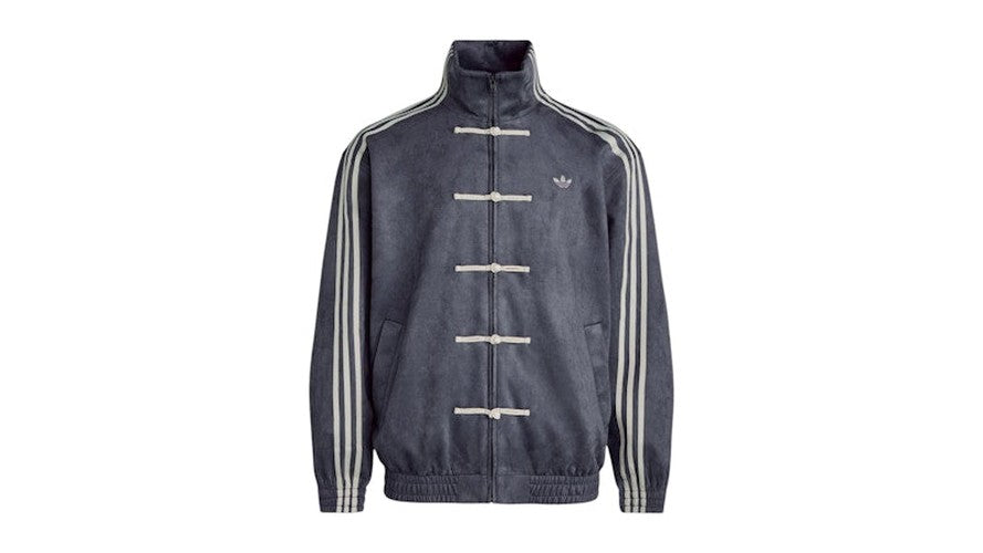 Adidas Ctt Chinese Track Top 3.1 Gender Neutral Jacket (Asia Sizing) Grey Blue