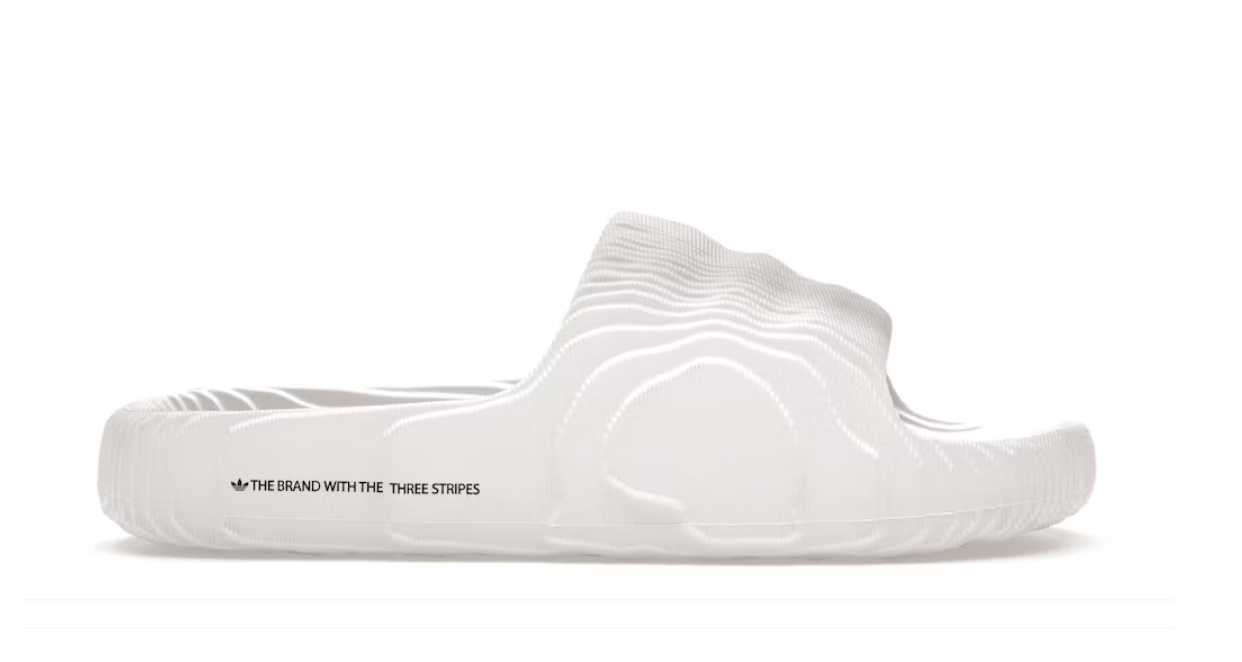 adidas adilette 22 slides crystal white