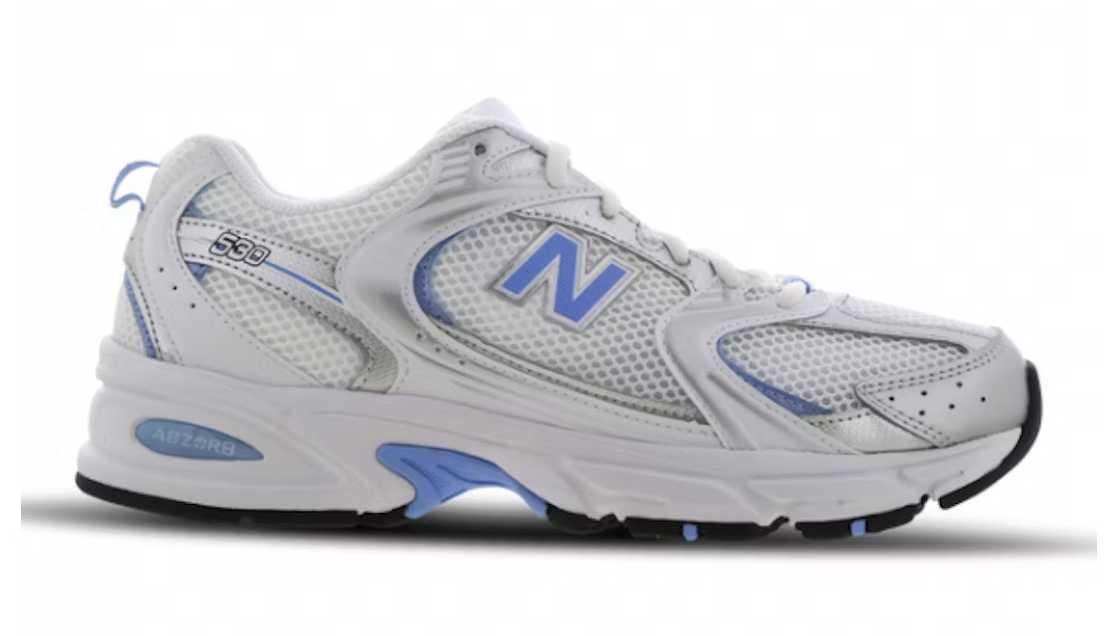 new balance 530 white light blue