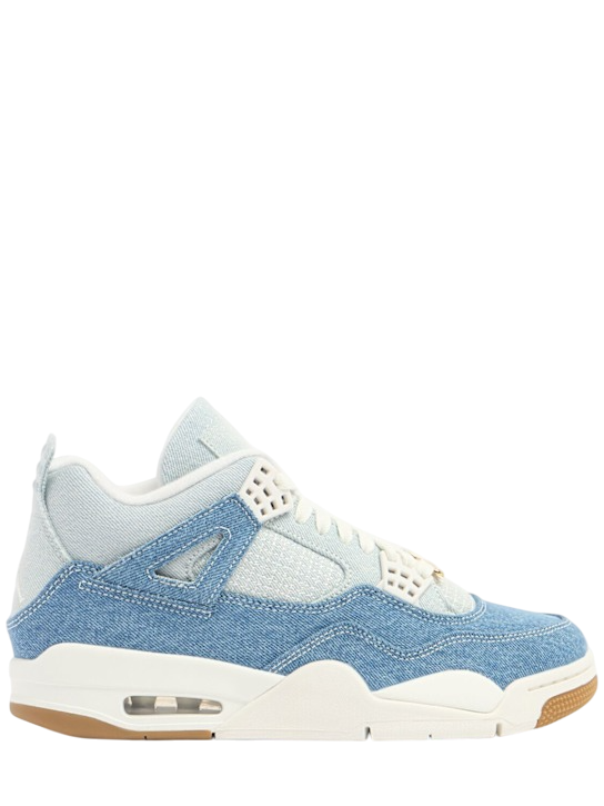 Jordan 4 Retro TEX Denim Worn Blue (women's))