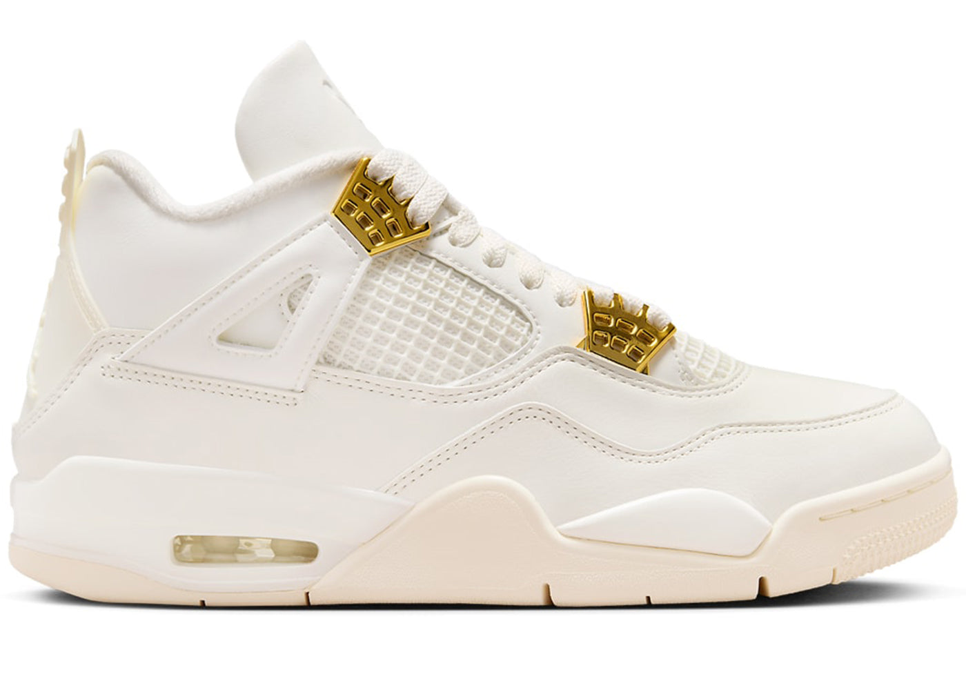 jordan 4 retro metallic gold (women's)