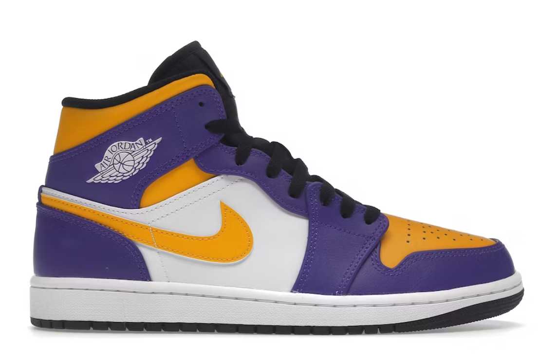 jordan 1 mid lakers (2022)