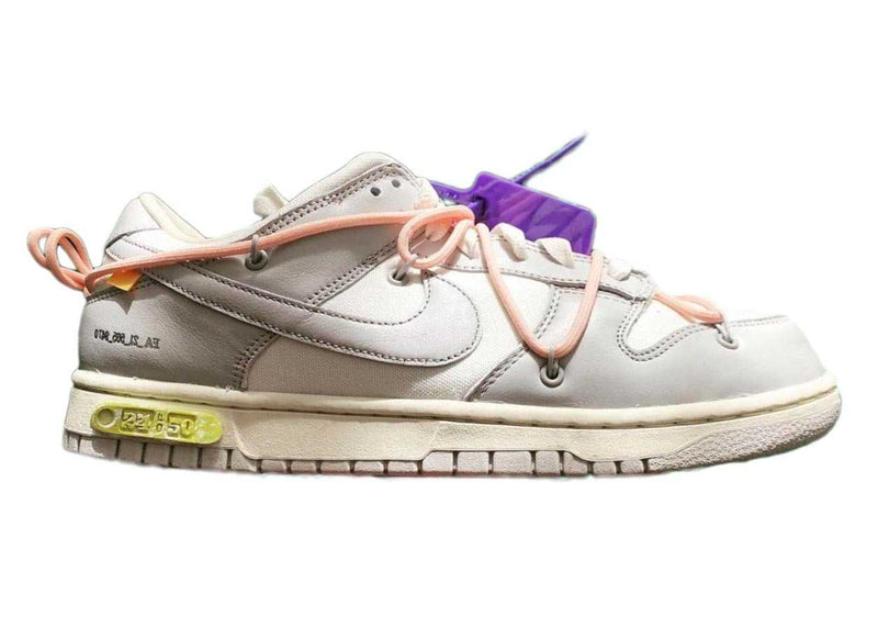 nike dunk low off-white lot 24