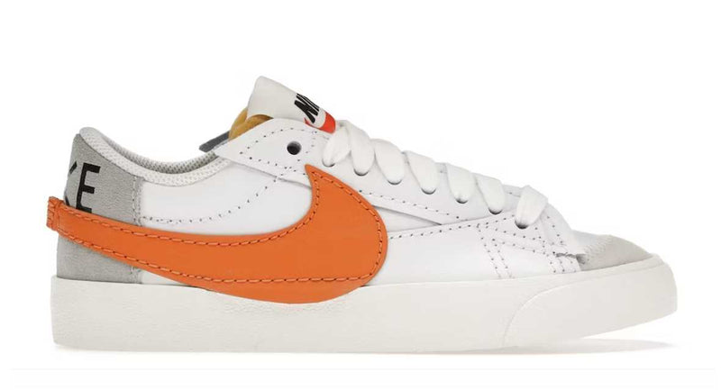nike blazer low 77 jumbo white alpha orange sail