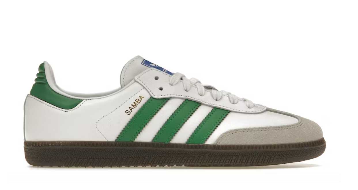 adidas samba og footwear white green