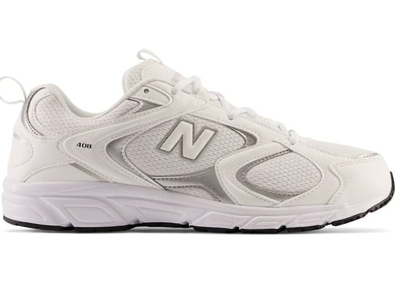 new balance 408 white silver