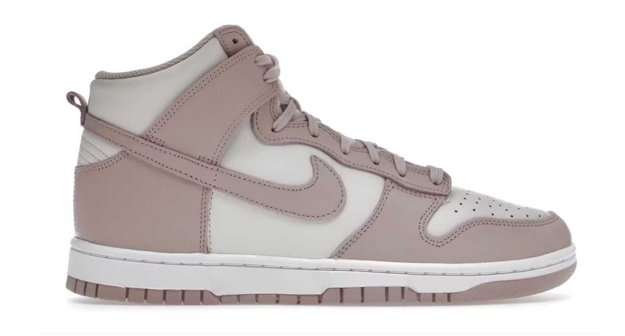 nike dunk high pink oxford (women's)