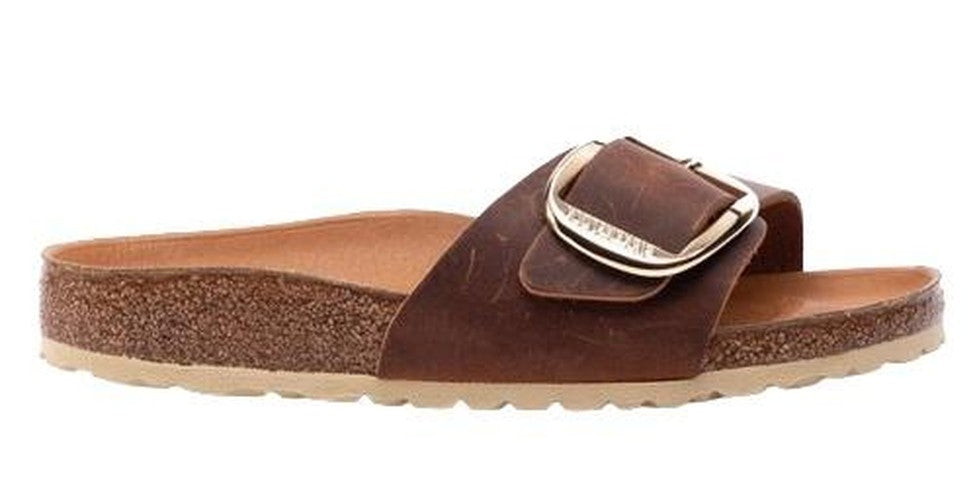 Birkenstock Madrid Big Buckle Cognac