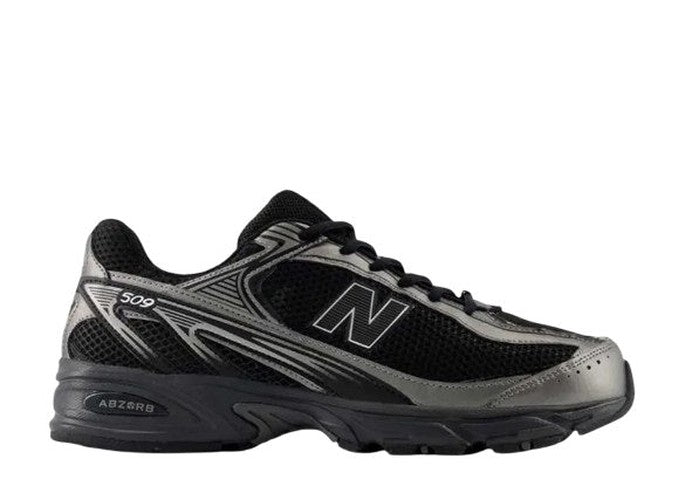 New Balance 509 Black Grey Silver