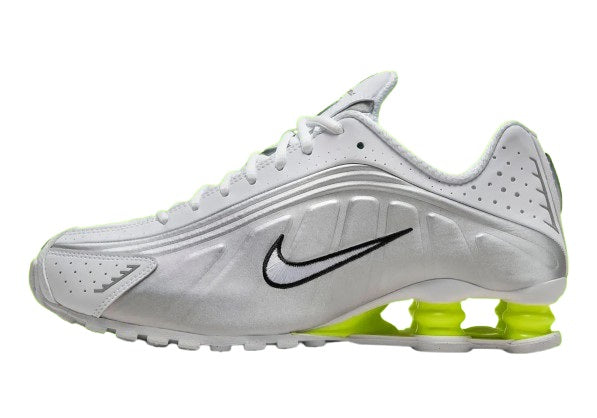 Nike Shox R4 "White Metallic Silver"