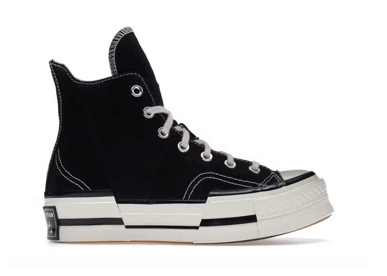 converse chuck taylor all-star 70 hi plus canvas black white