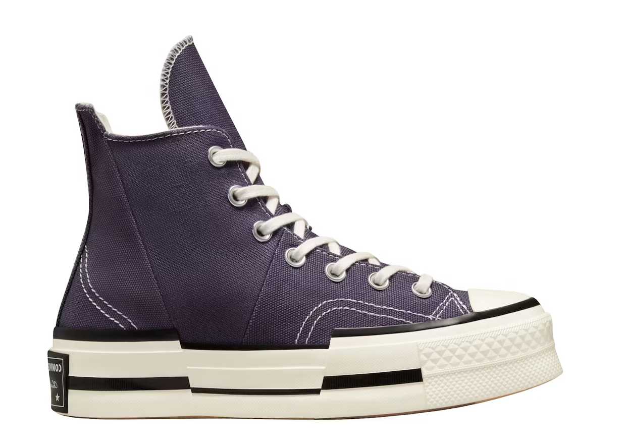 converse chuck taylor all-star 70 hi plus dark raisin egret black