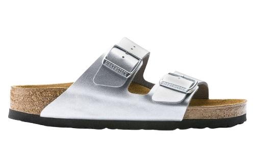 BIRKENSTOCK ARIZONA BS SILVER PIANTA STRETTA