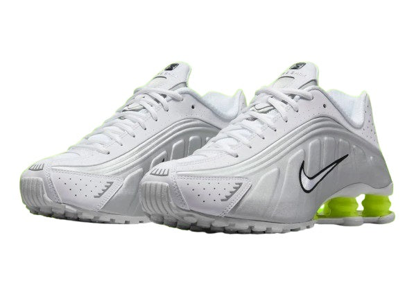 Nike Shox R4 "White Metallic Silver"