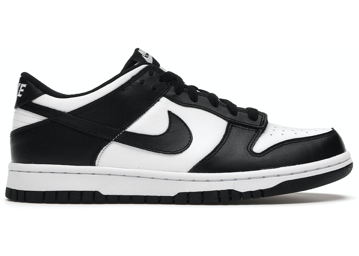 nike dunk low retro white black (gs)