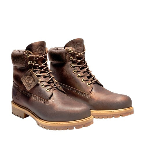 Timberland Premium 6 in Lace Waterproof Dark Brown