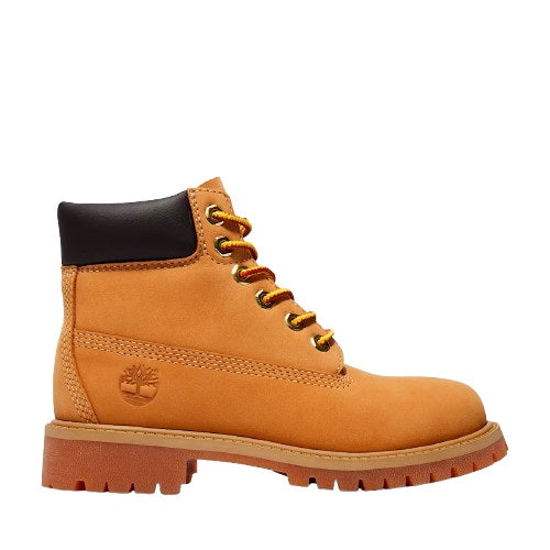 Timberland Premium 6 in Waterproof Boot Wheat Nubuck Kids