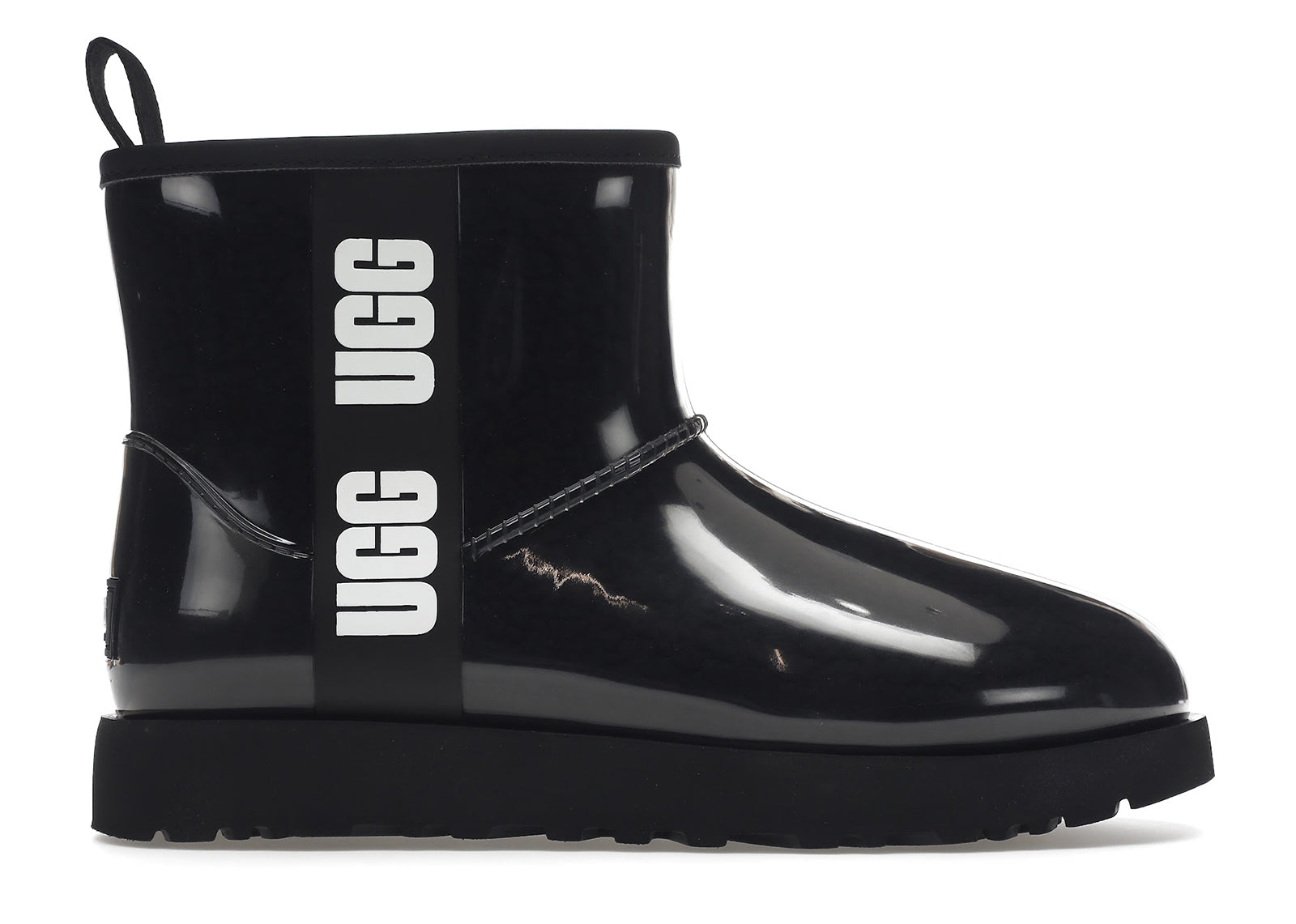 ugg classic clear mini boot black (women's)