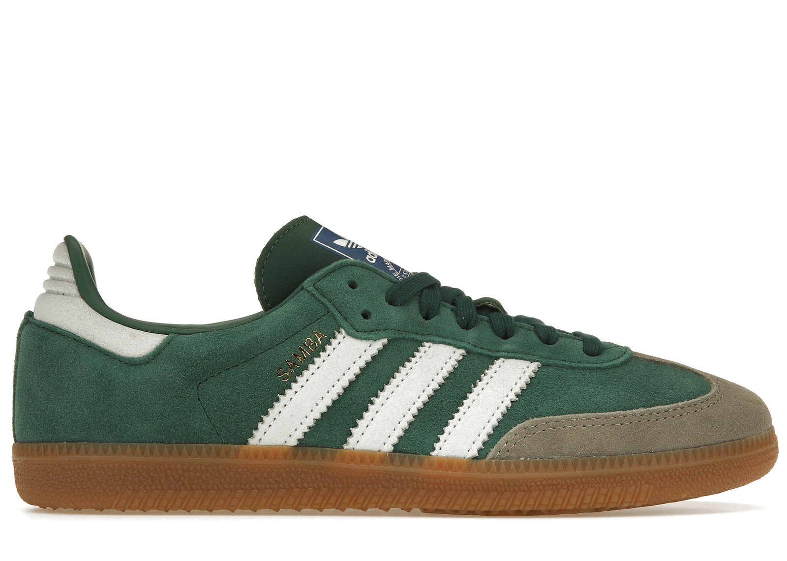 adidas samba og collegiate green gum gray toe