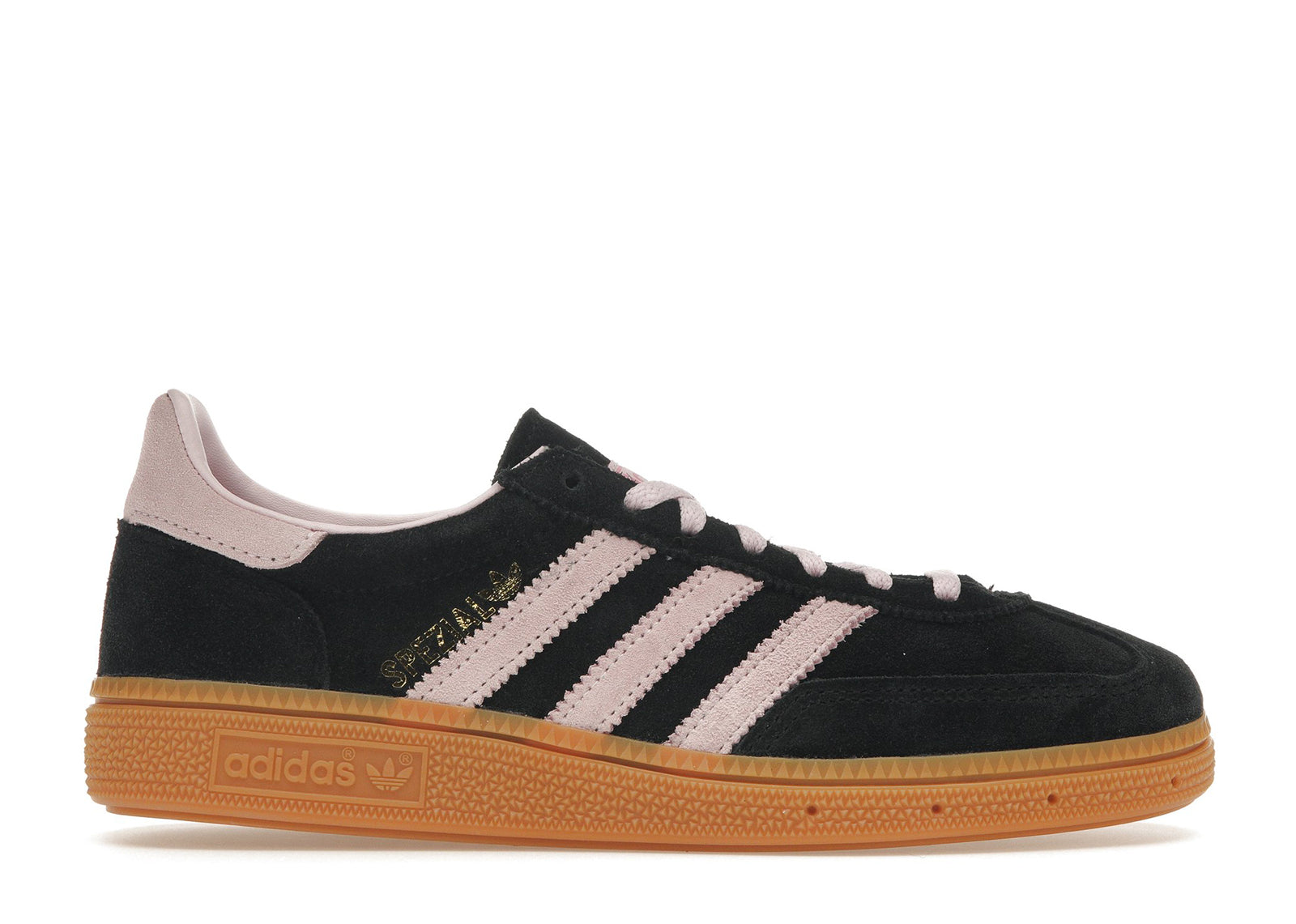 adidas handball spezial core black clear pink gum (women's)