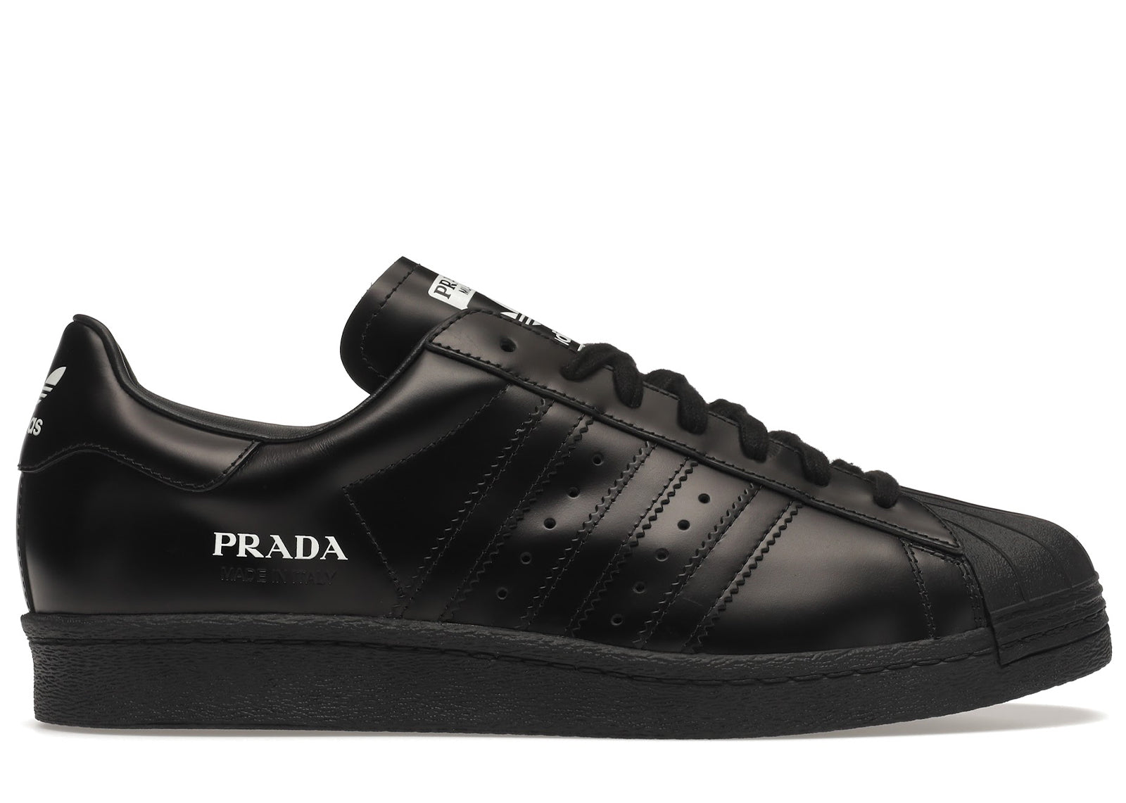 adidas superstar prada black