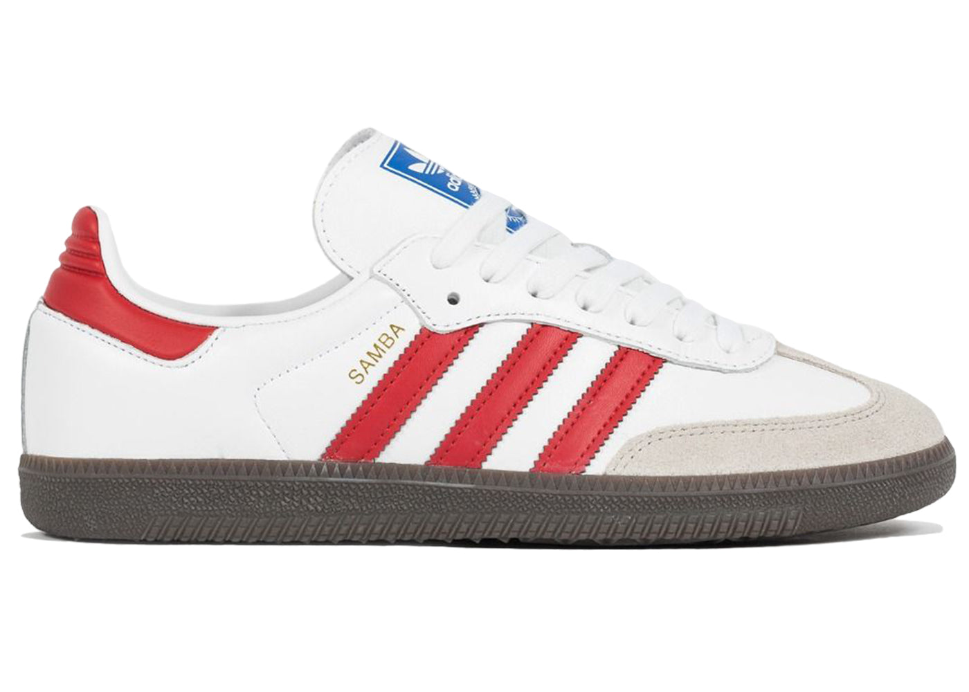 adidas samba og white better scarlet