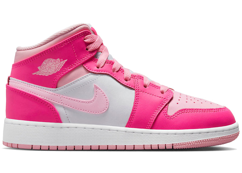 jordan 1 mid fierce pink (gs)