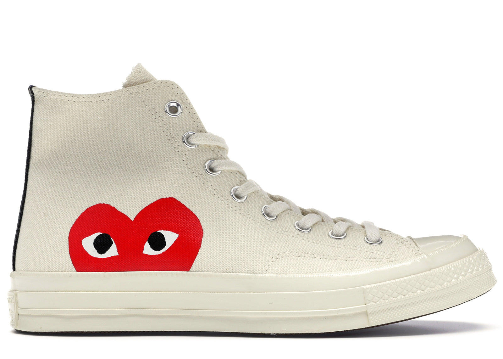 converse chuck taylor all star 70 hi comme des garcons play white