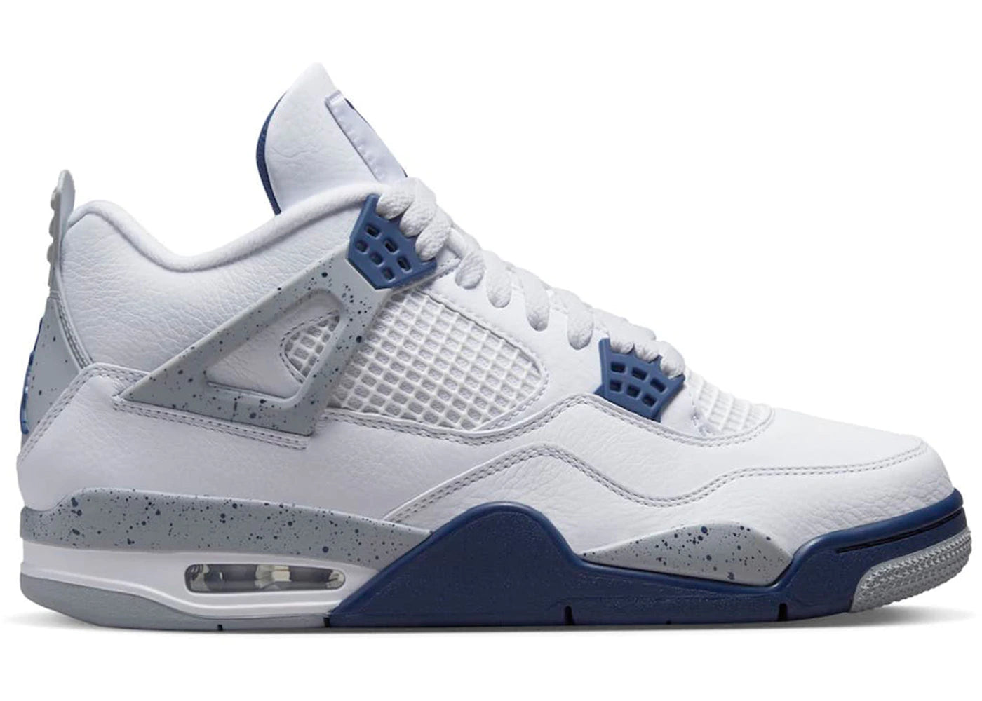 jordan 4 retro white midnight navy