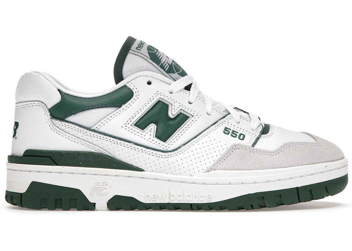 new balance 550 white green