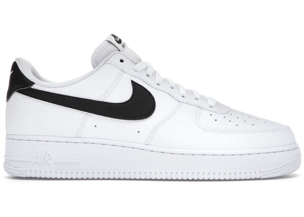 nike air force 1 low '07 white black pebbled leather