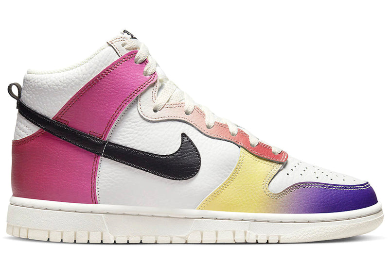 nike dunk high multi-color gradient (w)