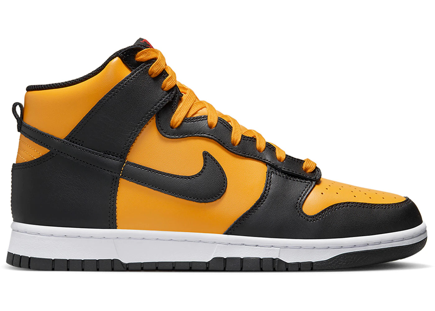 nike dunk high reverse goldenrod