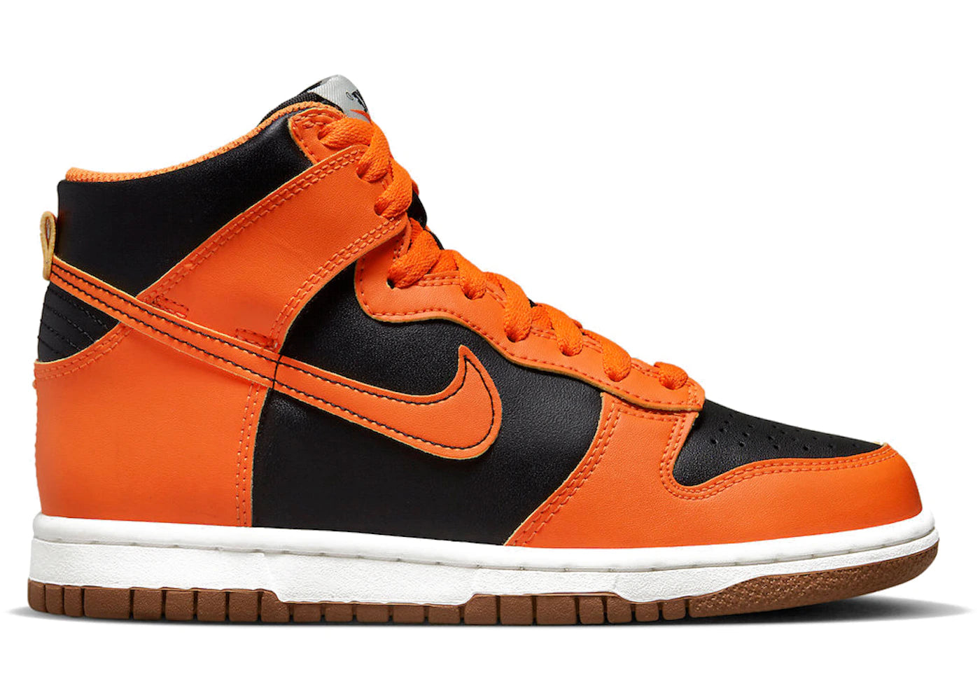 nike dunk high safty orange (gs)