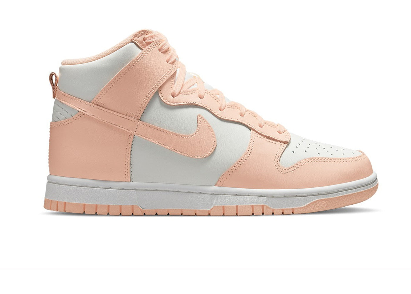 nike dunk high sail crimson tint (w)