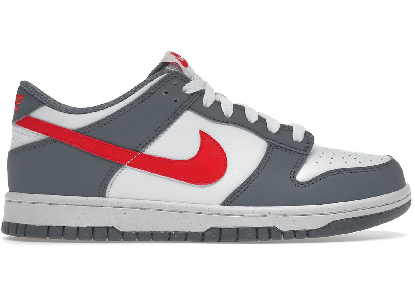 nike dunk low next nature smoke gray light crimson (gs)