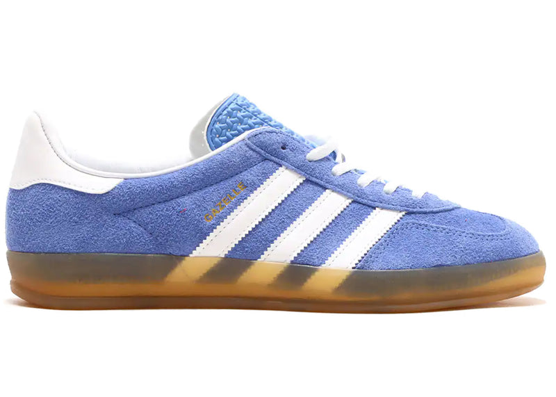 adidas gazelle indoor blue fusion gum (women's)