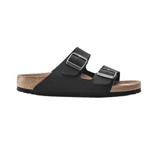 BIRKENSTOCK ARIZONA BS BLACK VEGAN NARROW PLANT