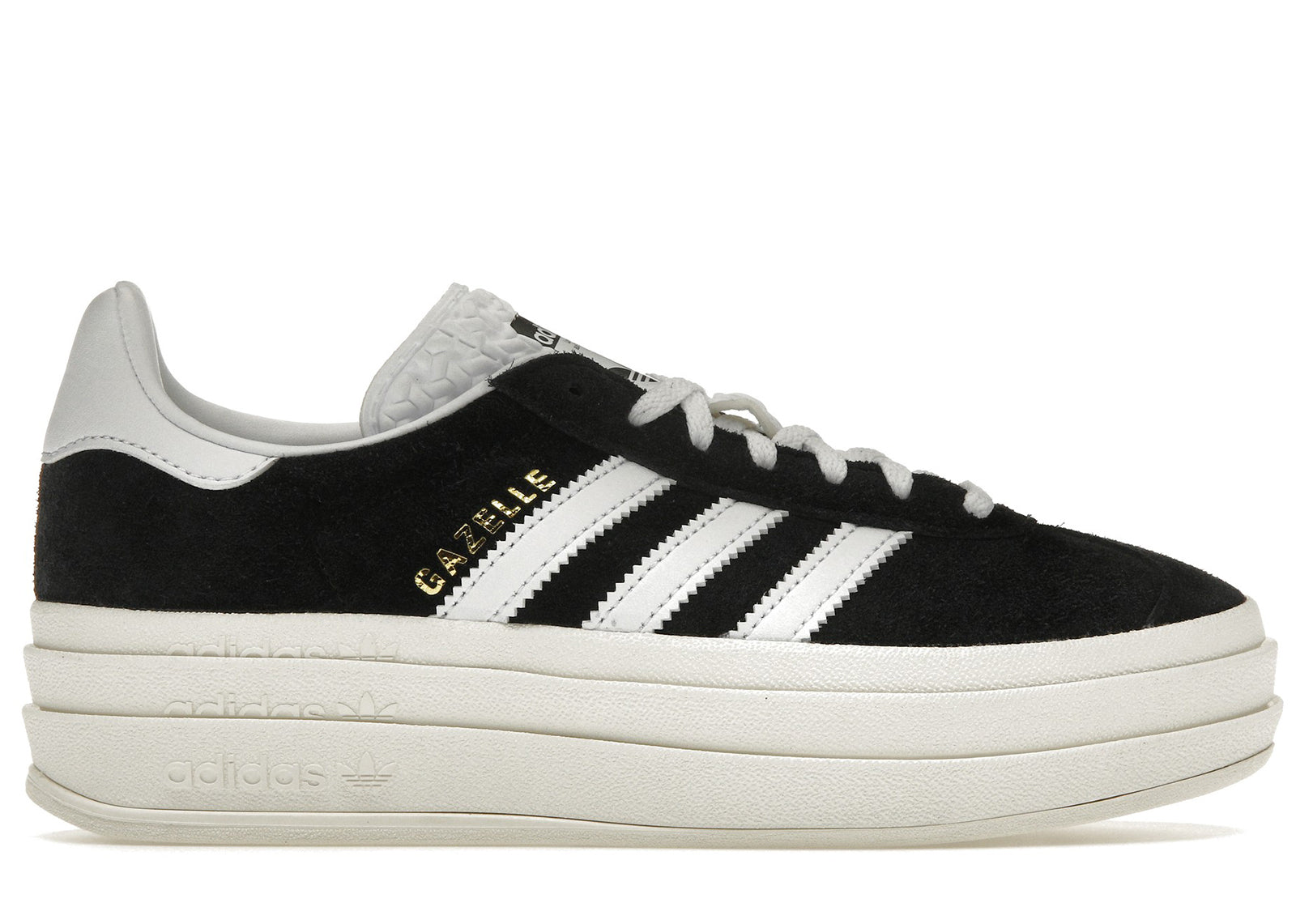 Adidas Gazelle Bold Core Black White (women's) – OneStreet